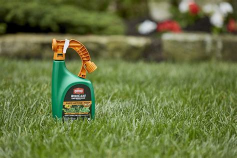 Weed spray for lawns. You can kill weeds without harming your grass* with Ortho® WeedClear™ Weed Killer for Lawns with Comfort Wand®. This weed killer kills over 250 common weeds, including dandelions, clover, poison ivy, chickweed, and dollarweed (see product label for complete weed list). It is made especially for residential lawns and contains three proven ... 