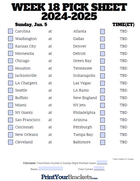 NFL Week 18 predictions:ESPN matchup predictor's picks, win proba