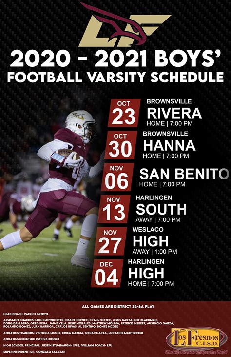 Week 5 high school football schedule