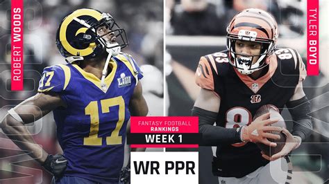Week one ppr rankings. Our Week 5 fantasy football PPR rankings for 2021 at RB, WR, TE, QB and DEF. Nick Mariano was ranked 9th and 11th overall out of 130 experts, follow his ranks. 