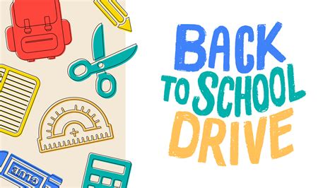 Weekend Back to School drives ahead of students' return