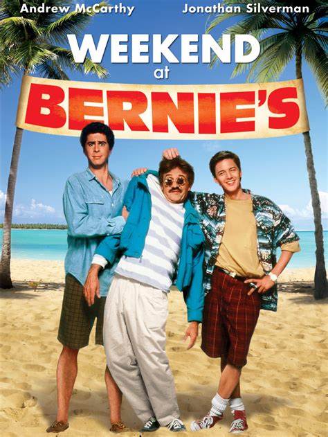 July 5, 1989. Weekend at Bernie's is a 1989 American comedy film directed by Ted Kotcheff and written by Robert Klane. The film stars Andrew McCarthy and Jonathan …. 