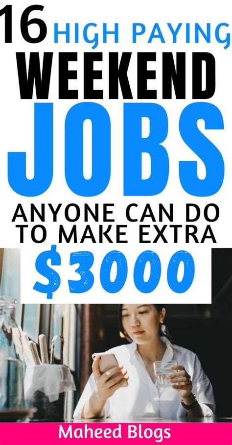 Weekend only jobs nyc. 15 weekend jobs that pay well. Here are 15 high-paying jobs that you can do on the weekend: 1. Wedding/event photographer. National average salary: $14.36 per hour Primary duties: An event photographer is someone responsible for capturing the beautiful moments during an event. Many people want to have a record of the memories … 