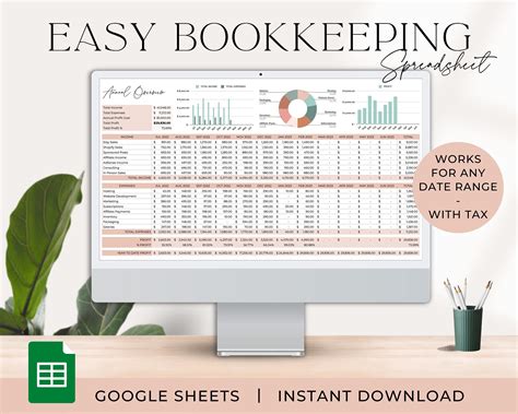Weekly Bookkeeping Template