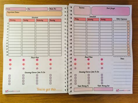 Weekly Life Planner