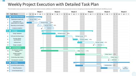 Weekly Project Plan Template