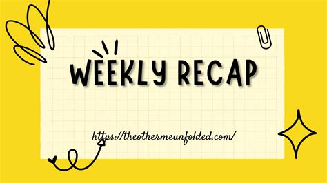 Weekly Recap #114 ScreenTies. 