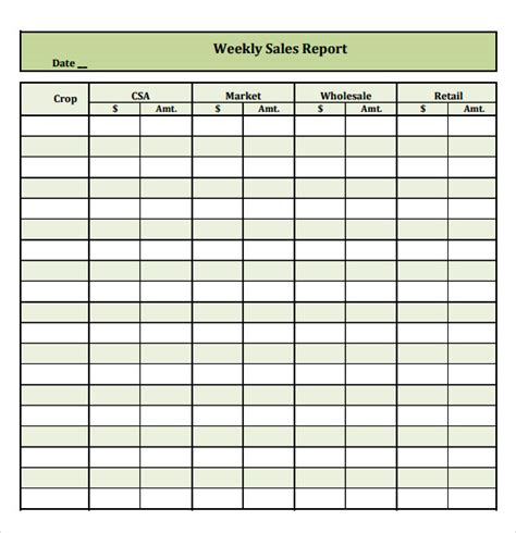 Weekly Sales Activity Report Template Excel bertylautomation