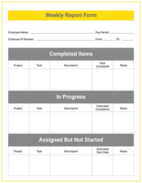 Weekly Status Report Template 24+ Free Word Documents Download Free