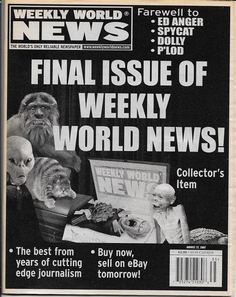 Weekly World News Oct 7 2003