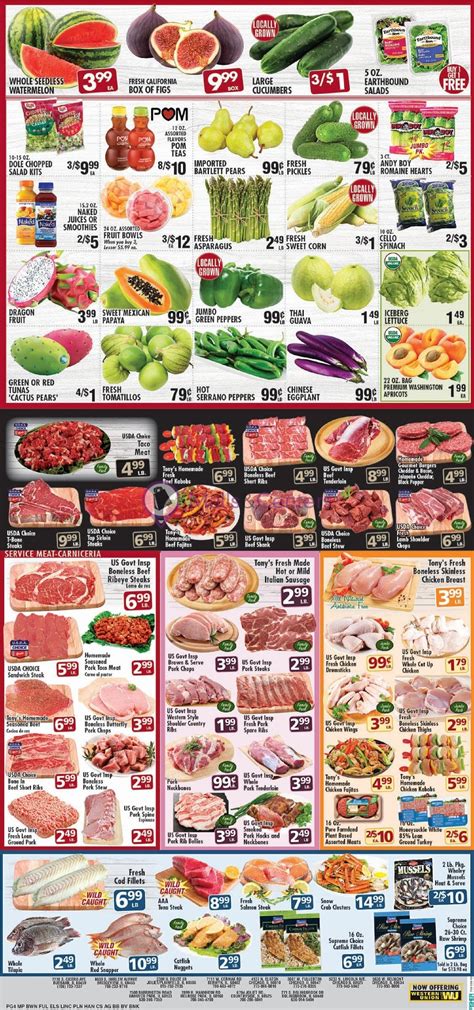 Choose your news! Check out our free newsletters for nutrition tips, fun recipes & the latest deals. Subscribe Today. Prices, promotions, and availability may vary by store. and online and are determined on date order is placed. See our Hy-Vee Terms of Sale. for details.. Weekly ad for tony