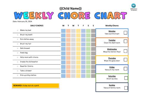 Weekly chore list. Step 1: Choose from a range of chore charts for teens and kids below—from daily chores to weekly chores to a visual chore chart. Step 2: Download or print off as many chore charts as needed and fill them in daily or weekly. Alternatively, you could create a reusable chore chart by simply laminating one of our chore … 