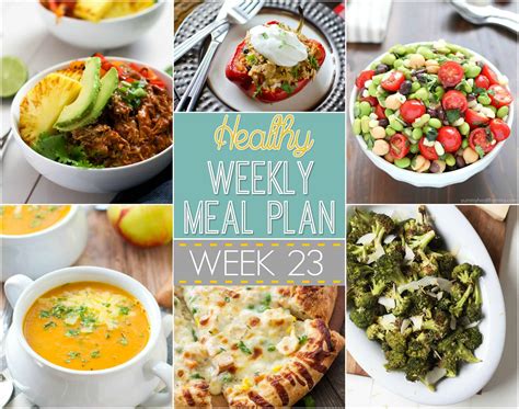 Weekly meal plans. A Week of Easy Lunches. Monday, Marinated White Beans and Greens: Pile arugula into bowls and top with about 1/2 cup of marinated white beans each. Squeeze the juice from 1/2 a lemon over the bowls, drizzle with a little olive oil, and sprinkle with a pinch of kosher salt or flaky sea salt. 