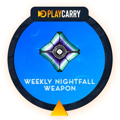 Weekly nightfall weapon. Things To Know About Weekly nightfall weapon. 