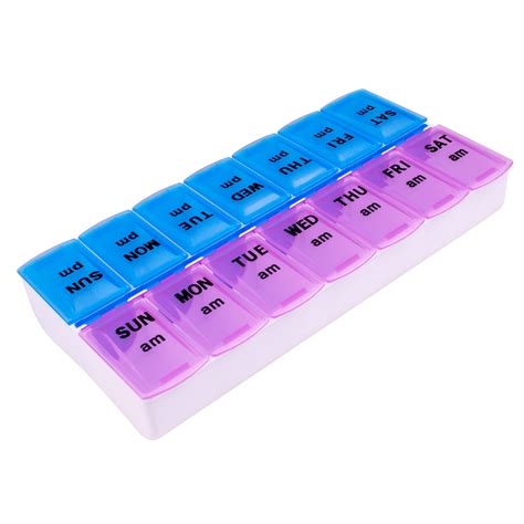 Weekly pill organizer 2 times a day. Things To Know About Weekly pill organizer 2 times a day. 