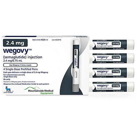 Wegovy 2.4 mg/0.75 mL pen - Aesthetics Fillers