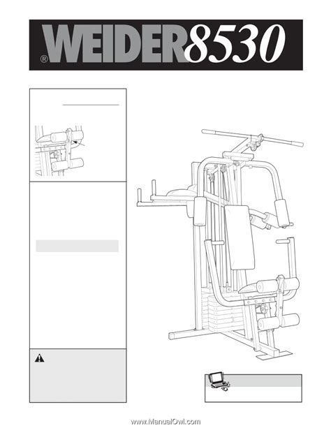 Weider 8530 home gym user manual. - 2015 yamaha yz 80 owners manual.