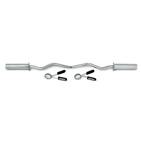 Weider curl bar. $60.99 Free shipping or Best Offer SPONSORED Olympic Preacher Curl Bar by Deltech Fitness $72.00 Free shipping SPONSORED VINTAGE YORK BARBELL CHROME EZ CURL BAR w/COLLARS BODYBUILDING FITNESS Knurled $99.00 $82.85 shipping 