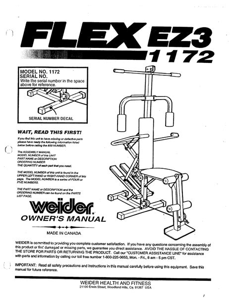 Weider pro home gym manual flex. - Food engineering handbook by theodoros varzakas.