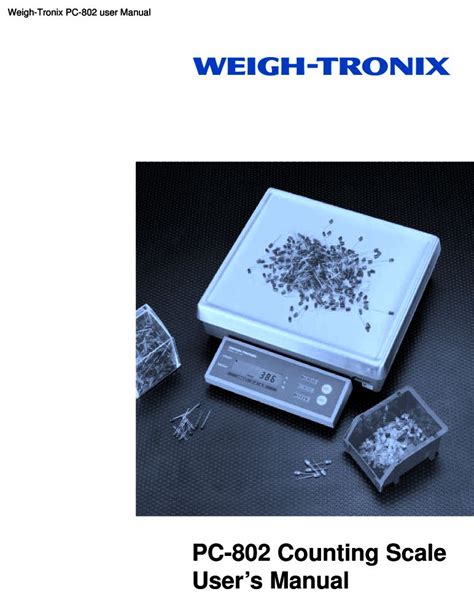 Weigh tronix pc 802 calibration manual. - Matching supply with demand solution manual.