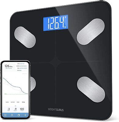 Weight Gurus Bluetooth Scale Black New in Box Never Used - eBay