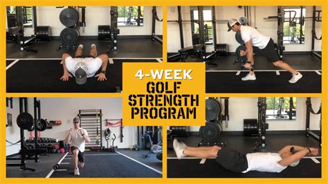 Weight Training Program and Exercises for Golfers