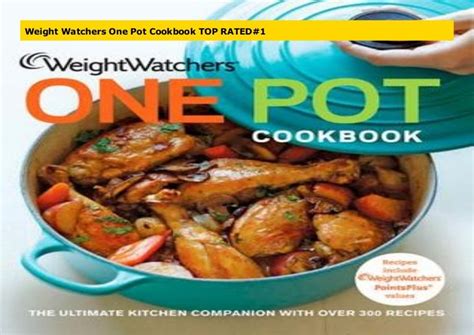 Weight Watchers One Pot Cookbook (Weight Watchers Cooking) Weight …