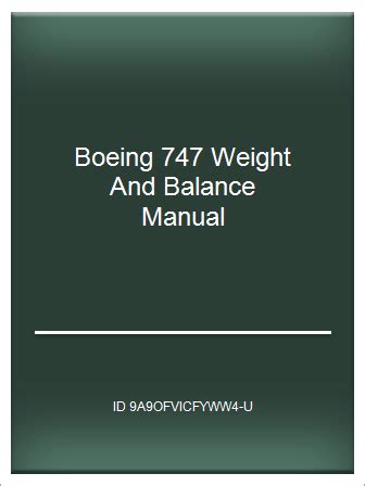 Weight balance for boeing 747 manual. - Samsung wf410anw service manual and repair guide.