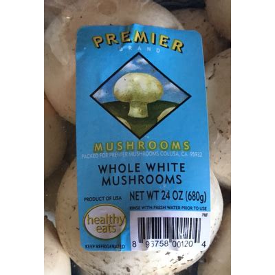 Weight of Mushrooms, white, raw (pieces or slices) - Aqua-Calc