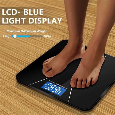 Body Fat Scale, ABLEGRID Digital Smart Bathroom Scale for Body Weight, Large Display Weight Scale, 16 Body Composition Metrics BMI with Free APP, Water Weigh, Heart Rate, Baby Mode, 400lb, Black Available for 2-day shipping 2-day shipping