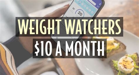 Weight watchers $10 a month. Join WW and see how it can work for you. Our standard pricing starts at $42.50/month for a month to month Core plan which gives you access to our award-winning app with your personalised weight loss plan and over 6000 delicious recipes, or $74.95/month for our Premium plan which also gives you access to workshops for extra support and $109.50/month for our … 