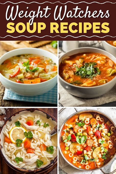 Weight watchers soup. How to make weight watchers chicken noodle soup (step by step) Plug in your crockpot and set to low. Place your chicken breast, carrots, celery, onion, broth, water and seasonings in and cook on low for approx 6-7 hours. Remove chicken and shred. Turn slow cooker to high and add in your pasta and chopped … 