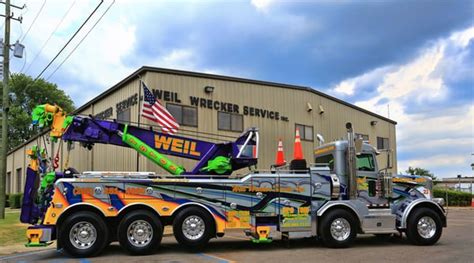 Weil wrecker. Weil Wrecker Service, Inc is a licensed and insured towing company located in Birmingham, AL, that is widely trusted by its customers. Their team of technicians specializes in 75-ton vehicle recove... 