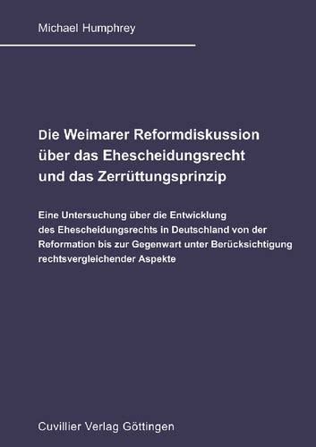Weimarer reformdiskussion über das ehescheidungsrecht und das zerrüttungsprinzip. - Una guida illustrata alle guide illustrate di aceri.