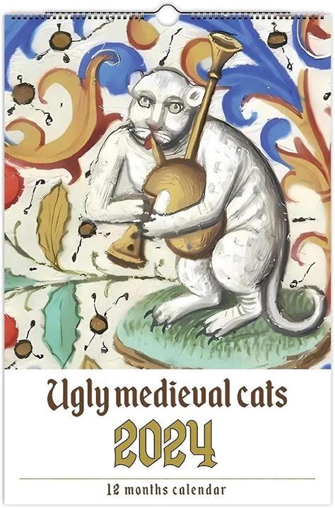 Weird Medieval Cats Calendar