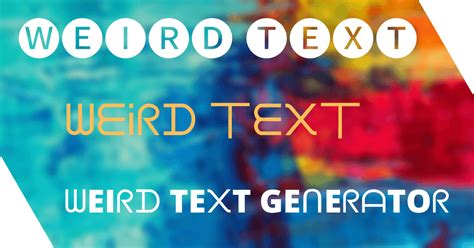 Weird Text Generator 50+ Best Zalgo Crazy Creepy & Weird Fonts