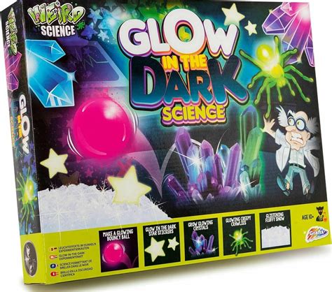 Weird science glow in the dark science instructions.  Make loads of radioactive-...
