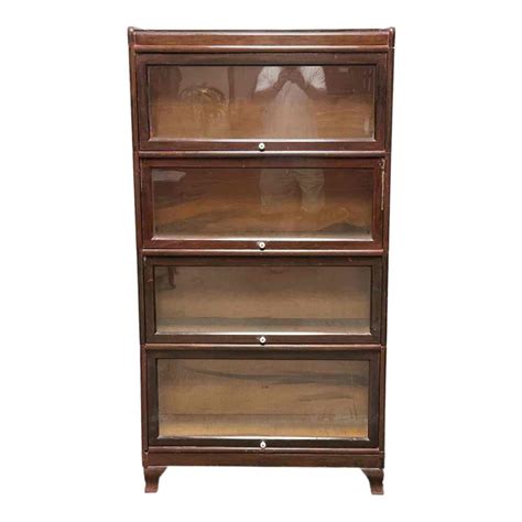 Weiss desser.  Antique Weiss 4 Stack Barrister Bookcase With Slant Top Desk Note: the bo...