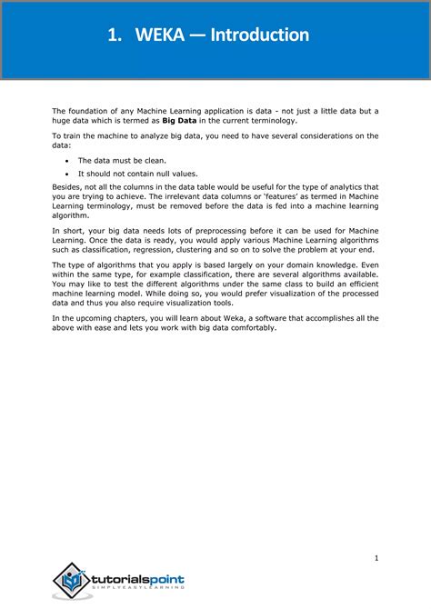 Weka tutorial.  Weka allows users to preprocess big data, apply machine l...