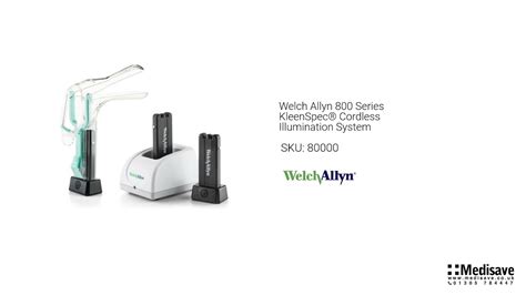 Welch allyn illuminator 80000. .  800-Series KleenSpec Illuminator Syste...