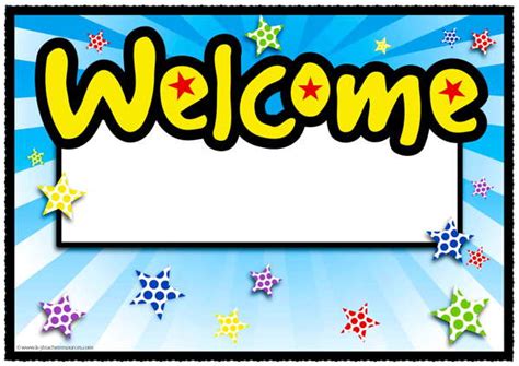 Welcome Poster Template
