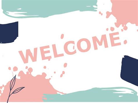 Welcome Slide Template