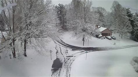 Welcome Winter: A Much Needed Snowfall In Hickory North Carolina