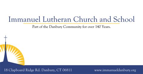 Welcome to Immanuel Lutheran Church Danbury