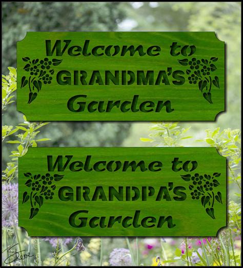 Welcome to my Garden Signs Scroll Saw Pattern.