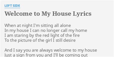 Welcome to my house lyrics. Amazing Grace is a beloved hymn that has been sung by millions of people around the world. The lyrics, which speak of redemption and salvation, have touched countless hearts over t... 