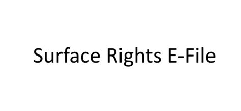 Welcome to the Surface Rights E-File Portal - Alberta