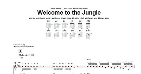 Welcome to the jungle chordpro or tab. .  <a href=https://merchant.sonarmatr...