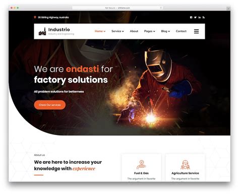 Welding Web Template