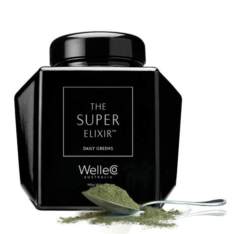 Welleco. WelleCo’s product assortment is a tight edit of vegan, non-gmo, dairy, wheat and gluten-free stockkeeping units, starting with the hero, the Super Elixir Greens, an alkalizing greens supplement ... 